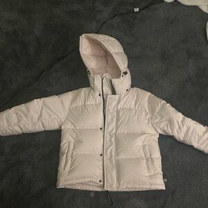 Light pink shorty super puff